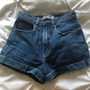 American Apparel Jean Shorts